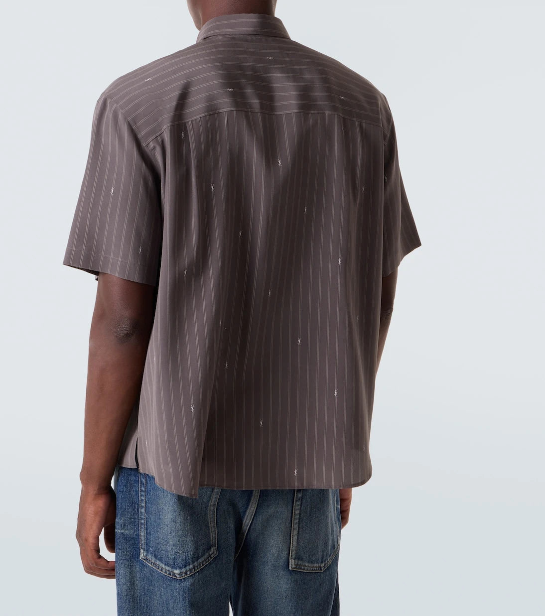 Saint Laurent - Cassandre silk crêpe de chine shirt