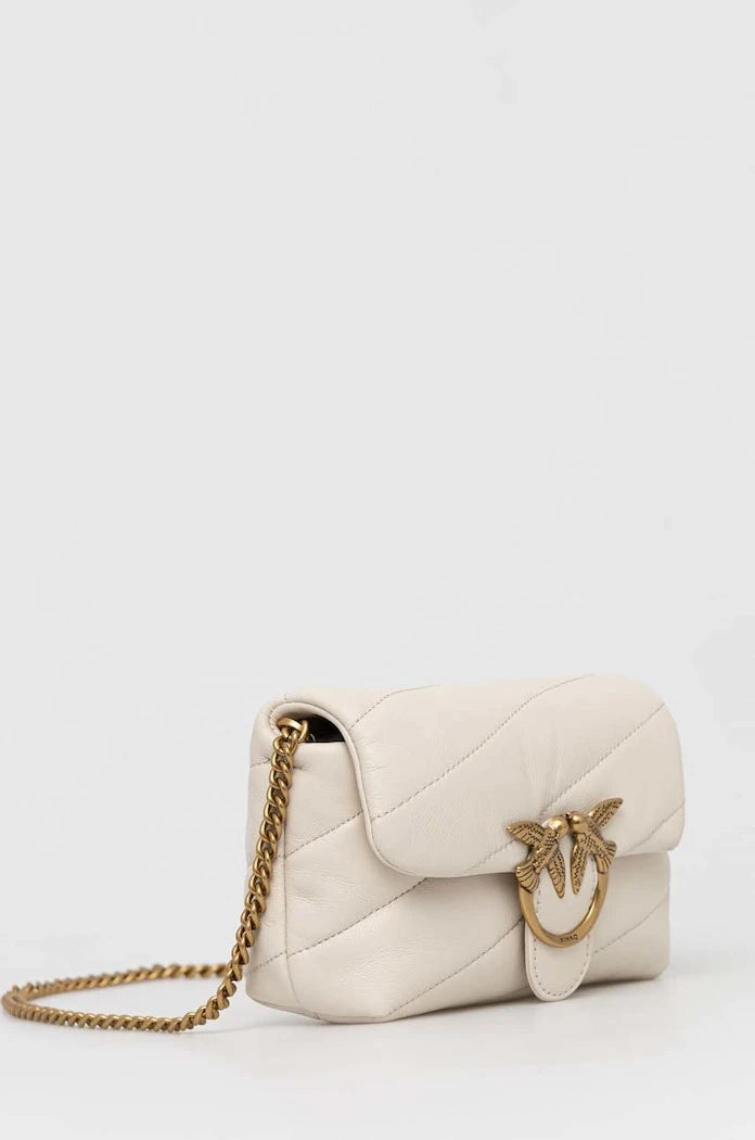 Pinko чанта crossbody дамска от кожа