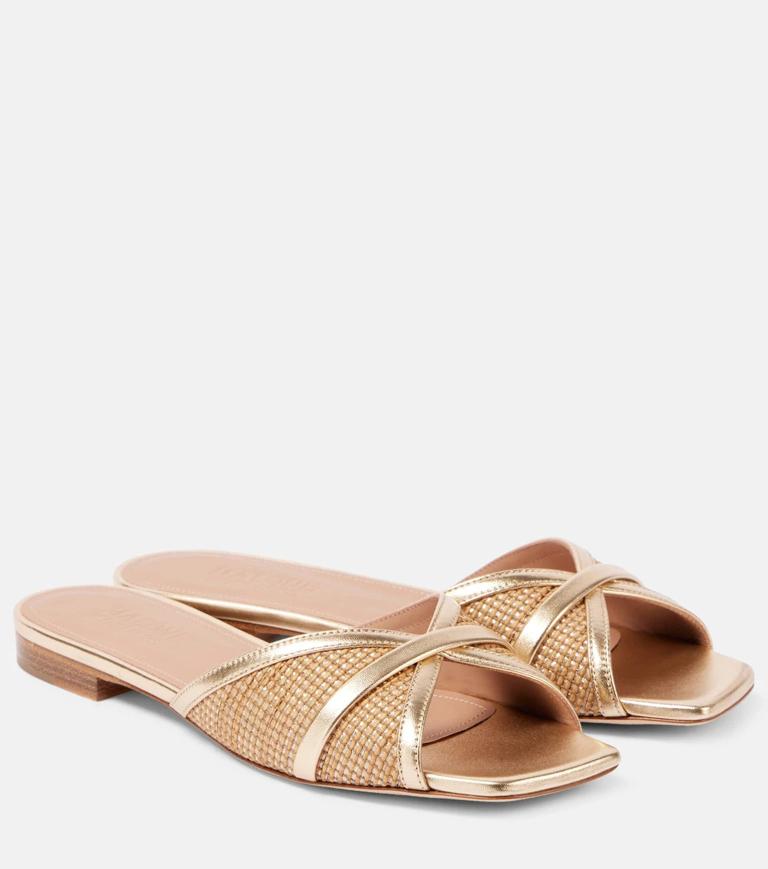 Malone Souliers - Perla raffia sandals