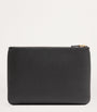 Valentino Garavani Black Medium Leather VLogo Signature Pouch