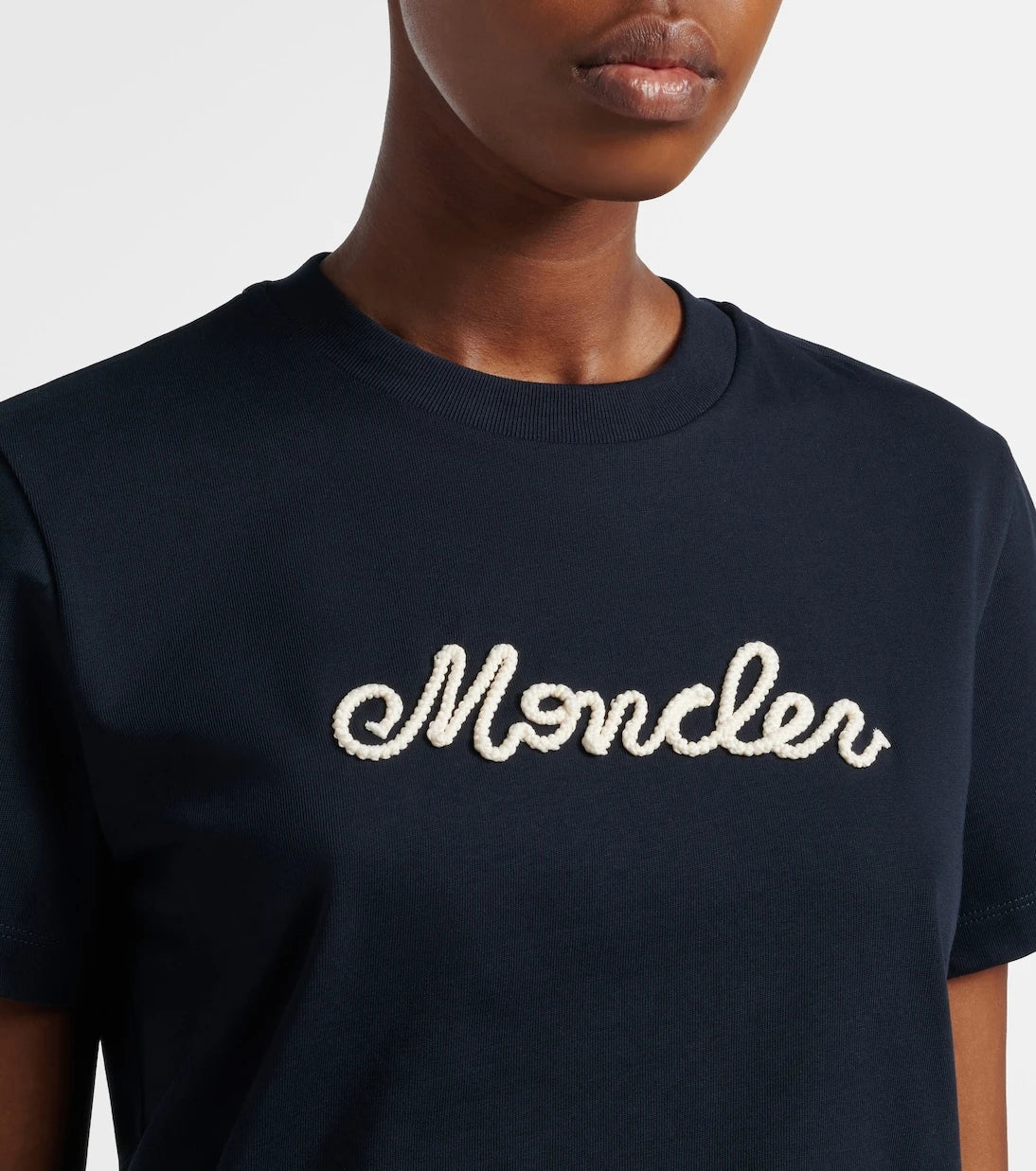 Moncler - Logo cotton jersey T-shirt