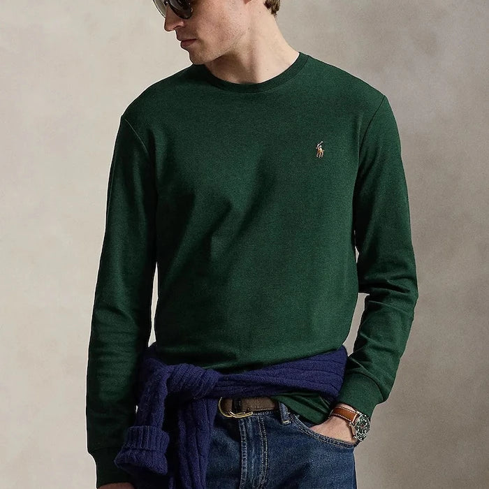 Polo Ralph Lauren erkek pamuklu uzun kollu bluz