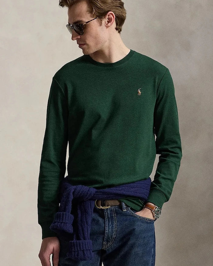 Polo Ralph Lauren erkek pamuklu uzun kollu bluz