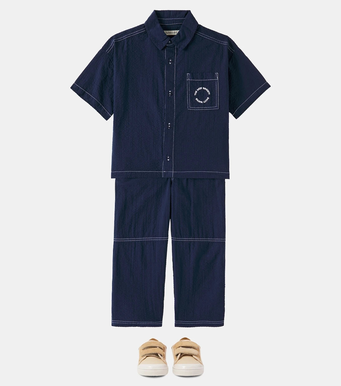 The New Society - Corinto cotton straight pants