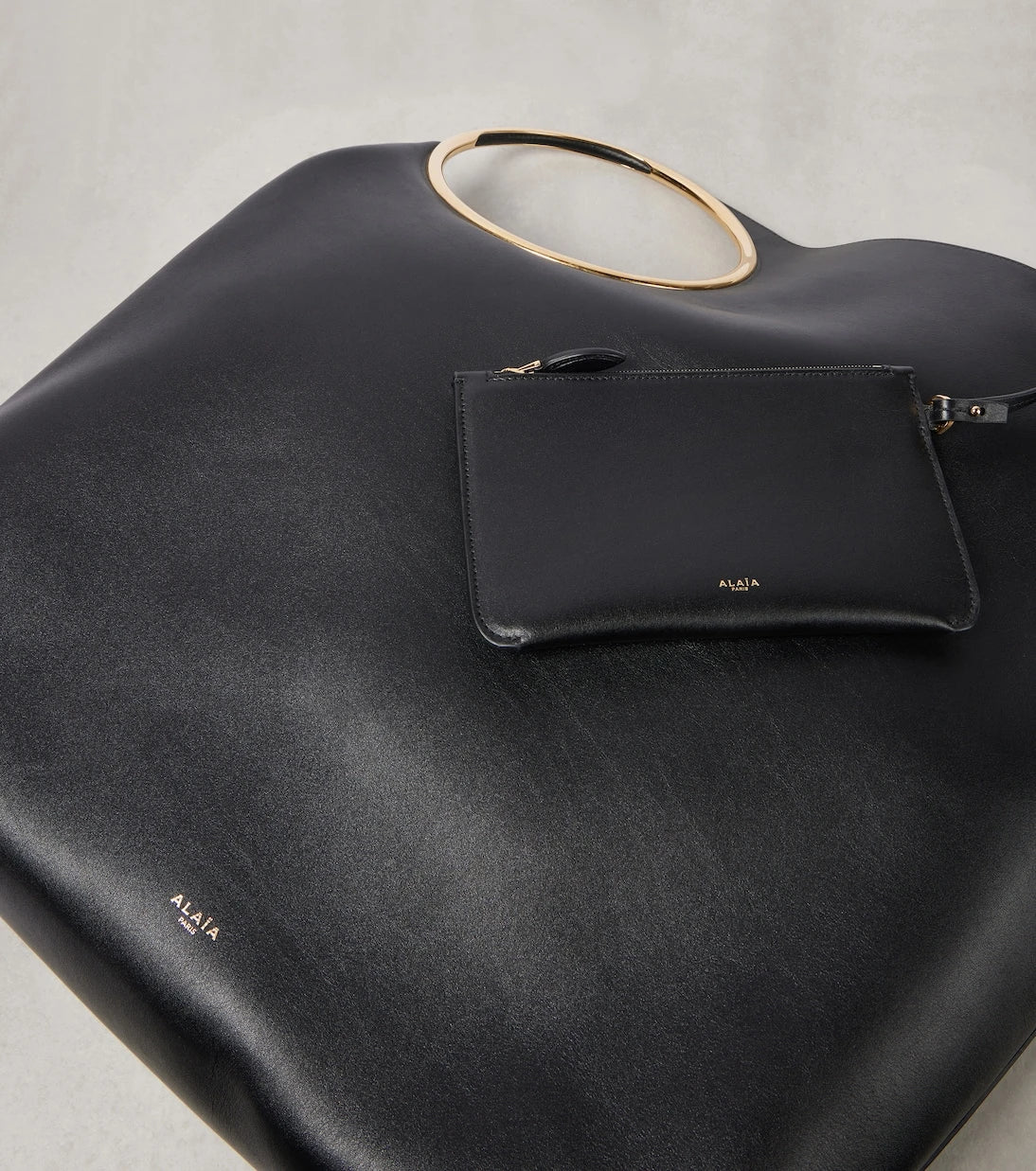 Alaïa - Ring XL leather tote bag