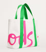 Medium Cotton Logo Tote Bag PINK