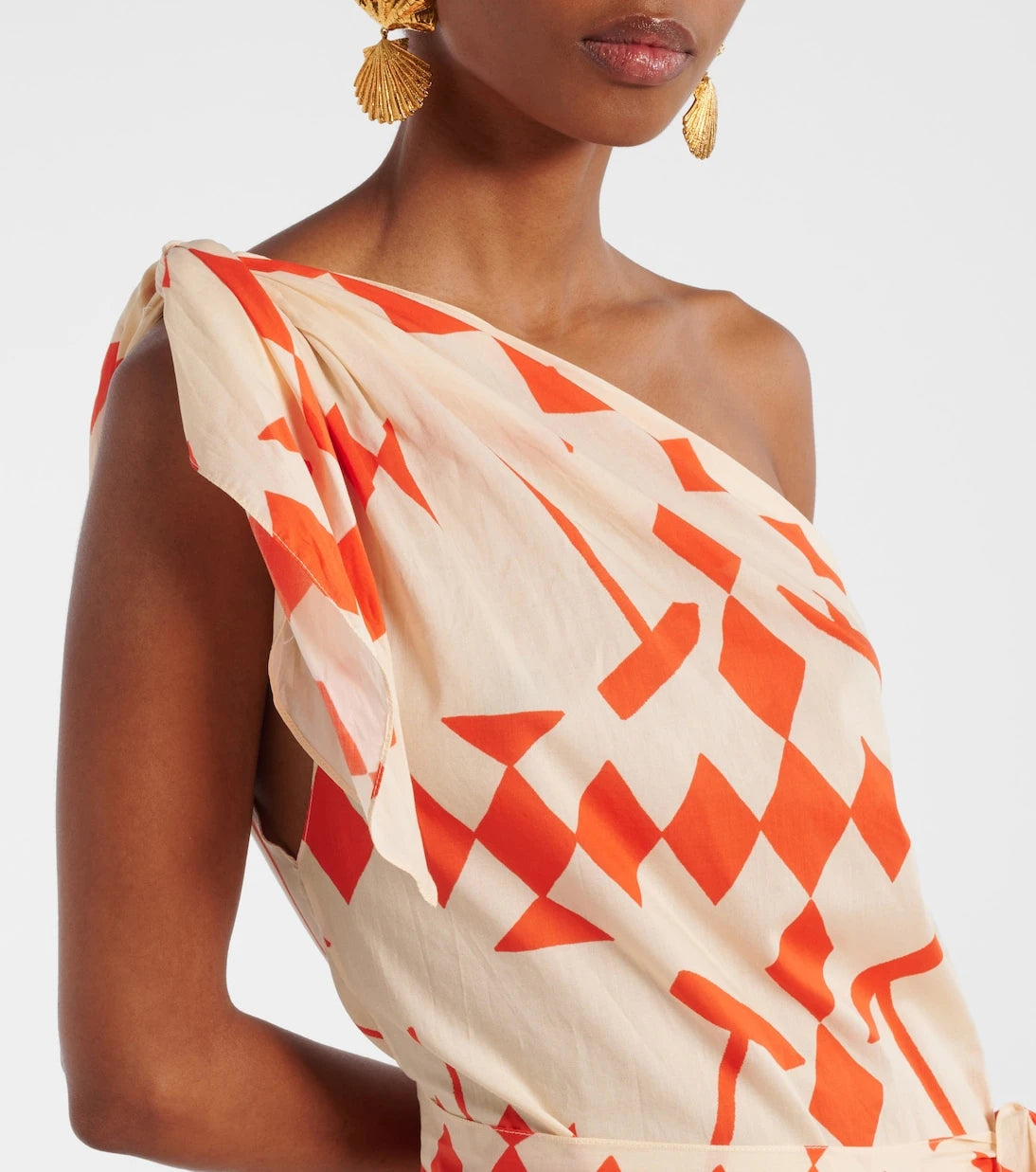Johanna Ortiz - Printed cotton poplin midi dress