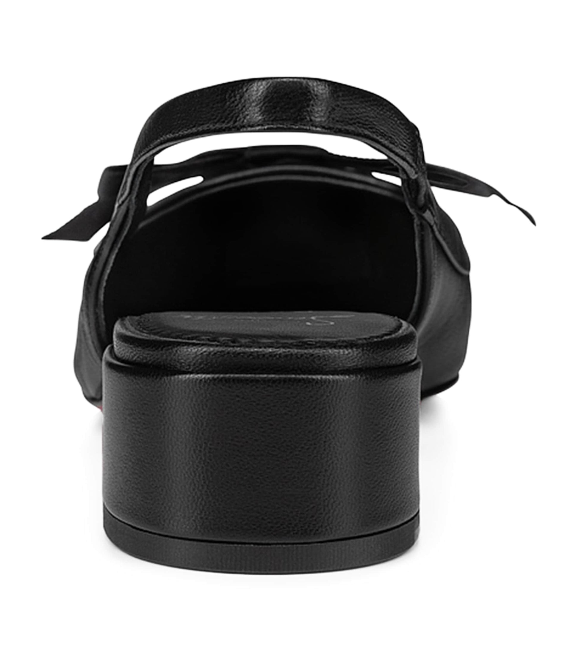 Christian Louboutin Black Mamaflirt Leather Slingbacks 30