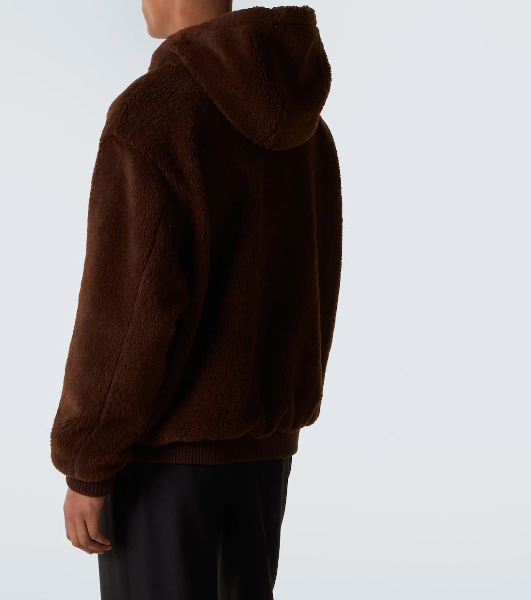 Prada - Wool-blend teddy jacket
