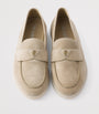 Suede Triangle Loafers