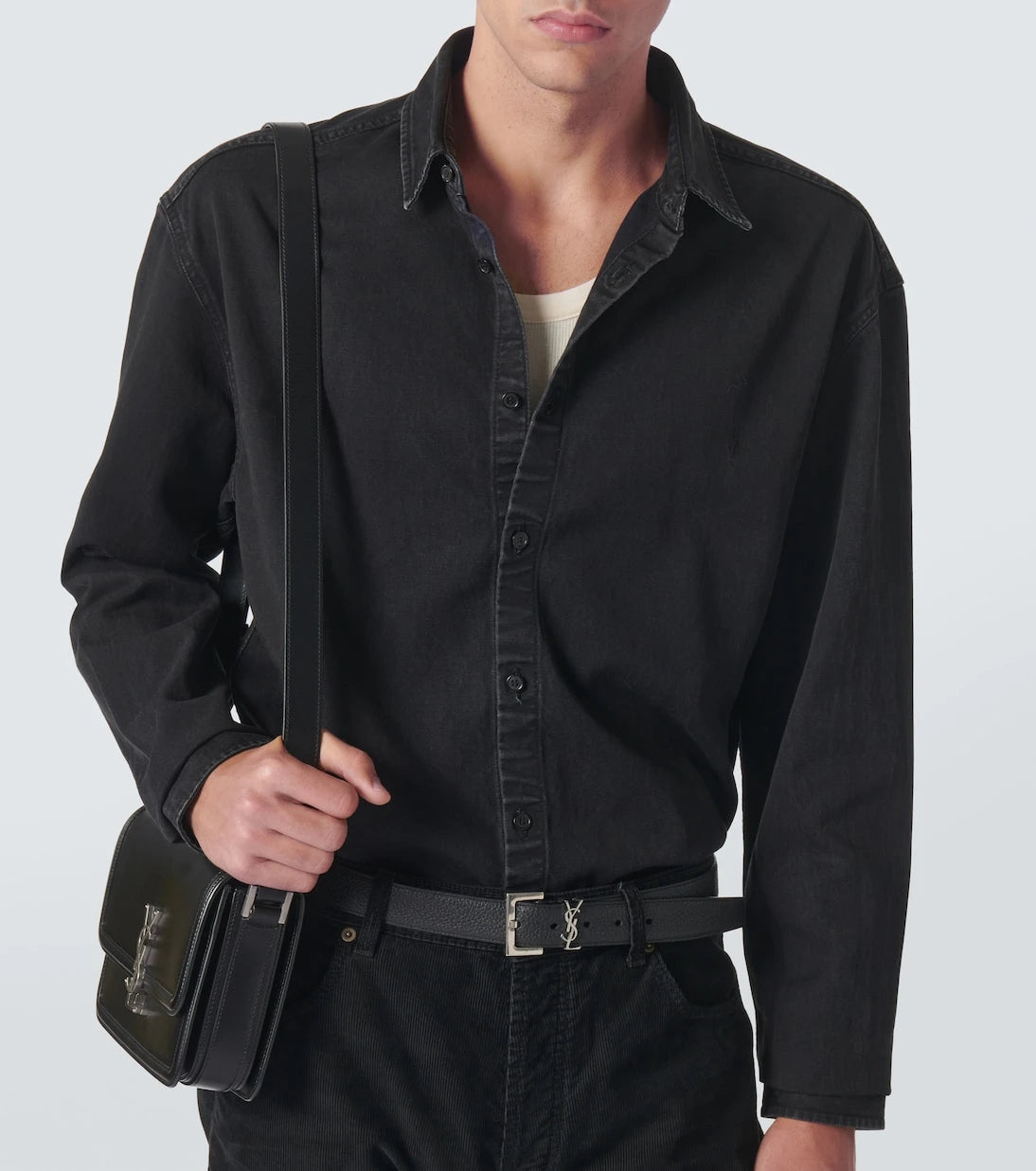 Saint Laurent - Cassandre denim shirt