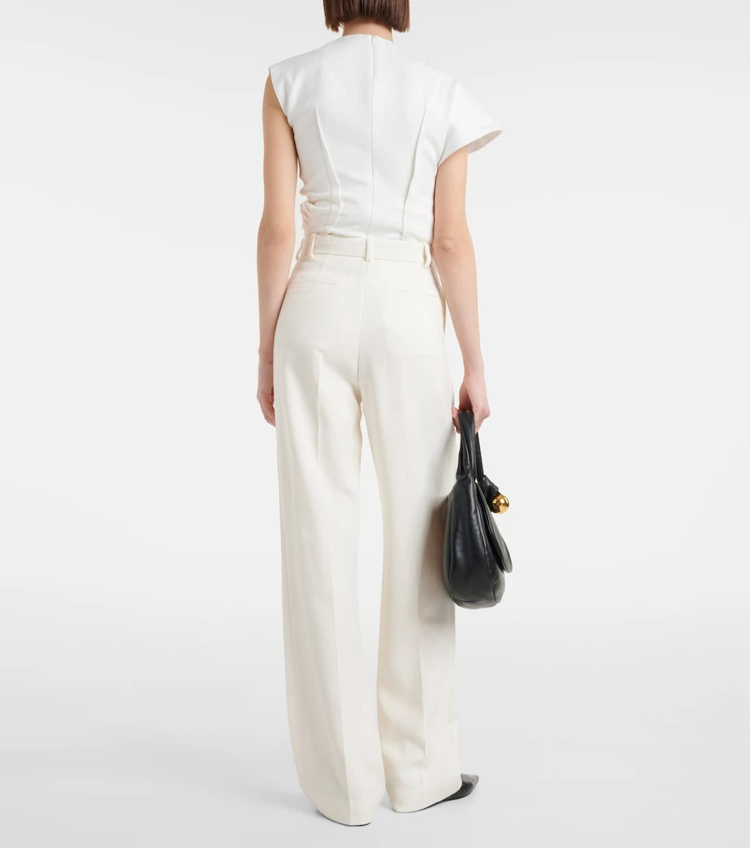 Tove - Gabrielle crêpe wide-leg pants