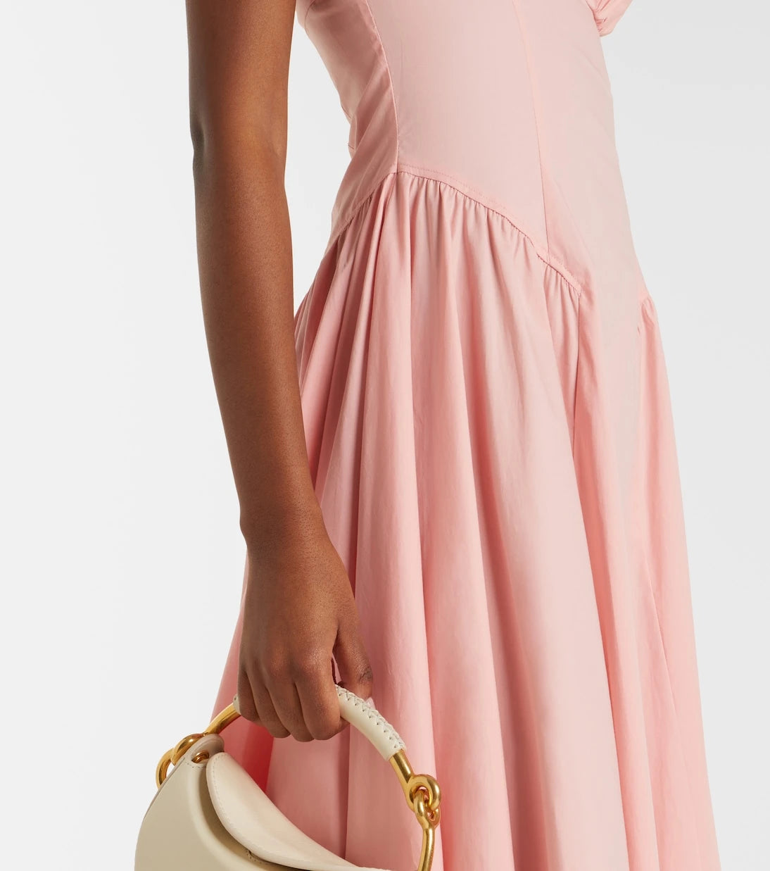 Staud - Gwen cotton poplin midi dress