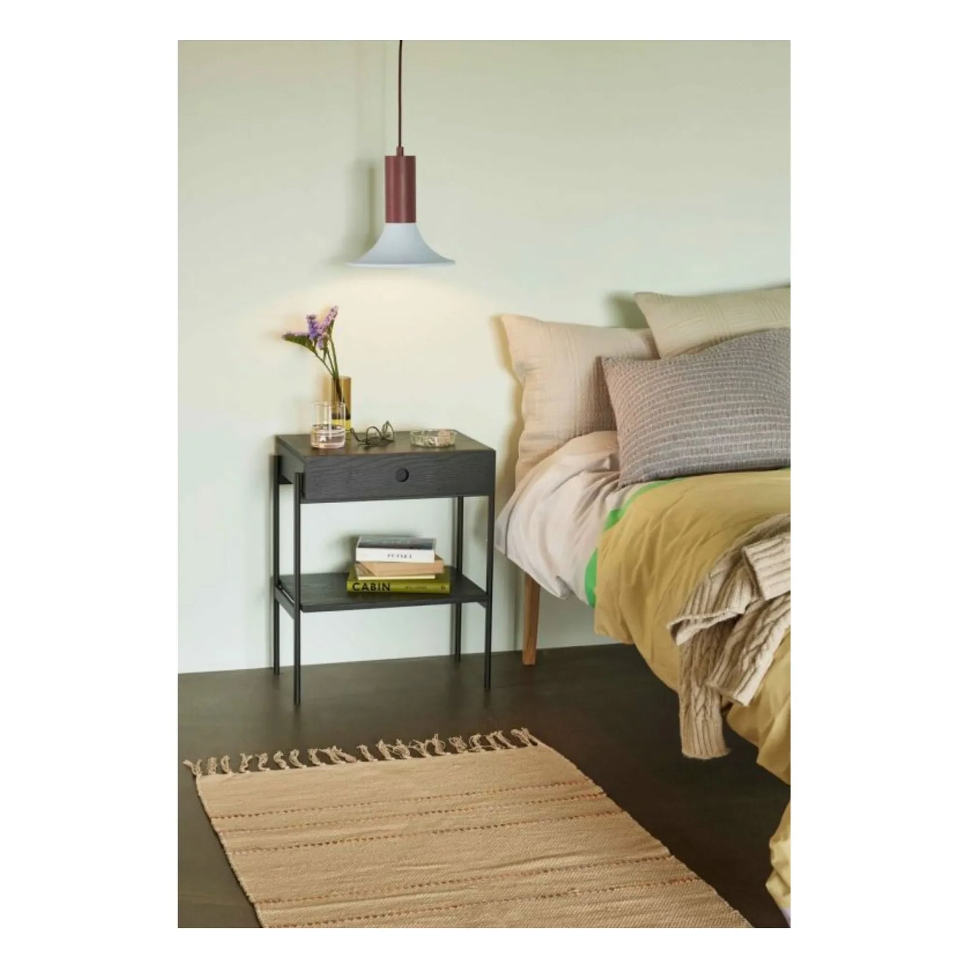 Hübsch - Bedside table Black | Black