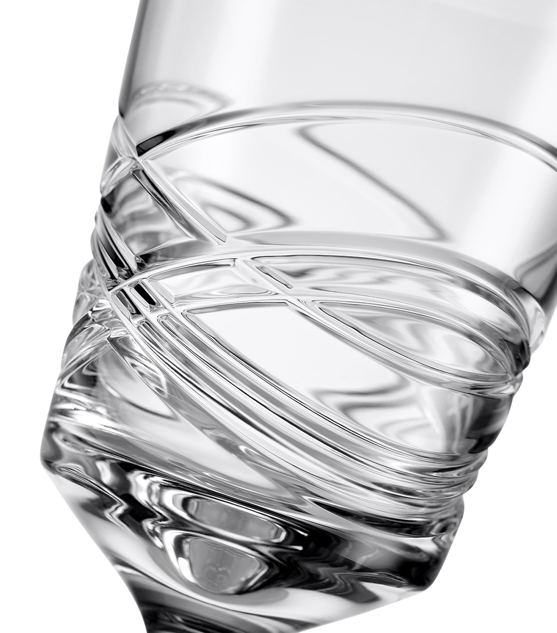 Set of 2 Crystal Aran Red Wine Glasses (475ml)