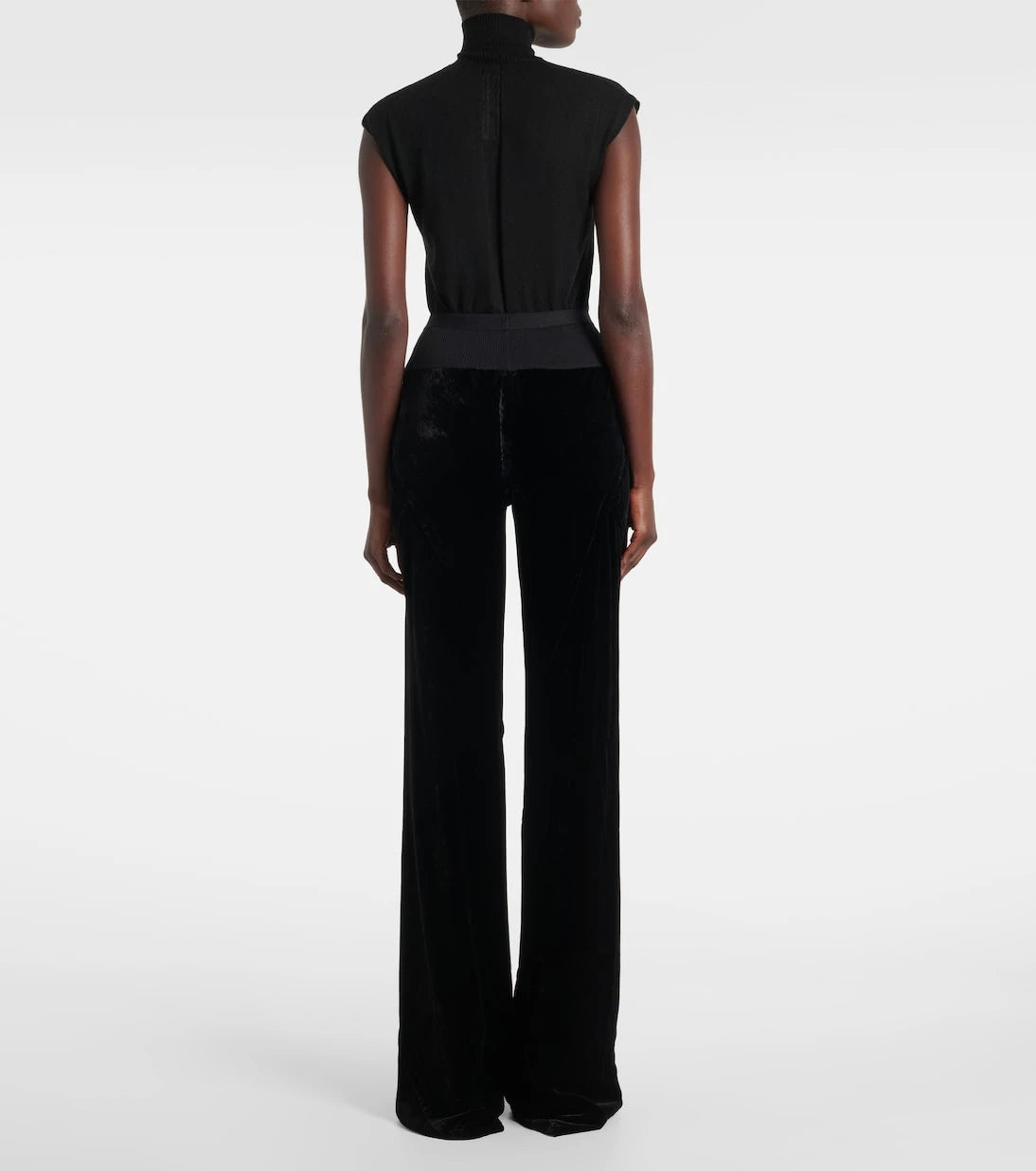 Rick Owens - Bias cady crêpe wide-leg pants
