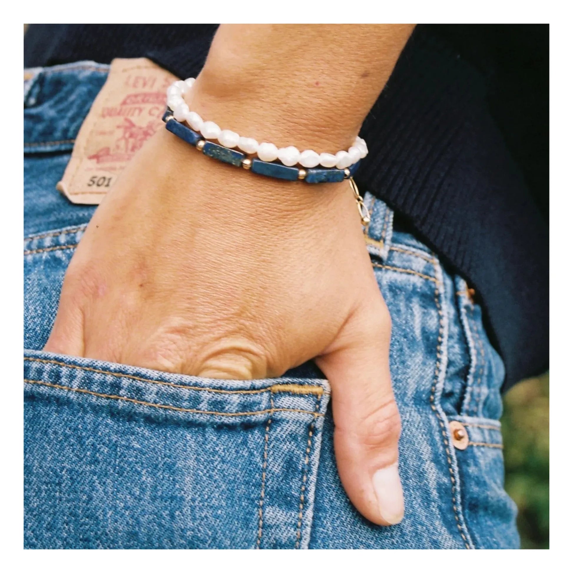 Camille Colette Studio - Positano bracelet | White