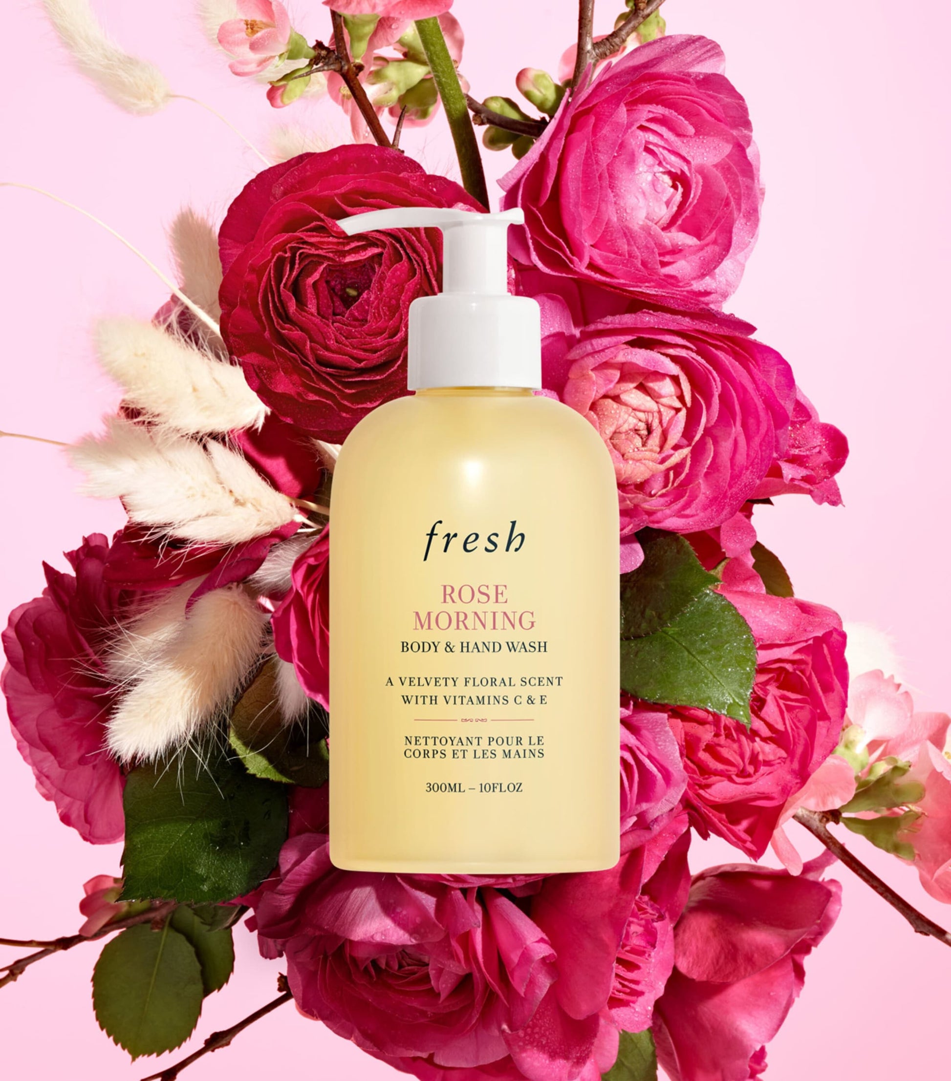 Rose Morning Body & Hand Wash (300ml)