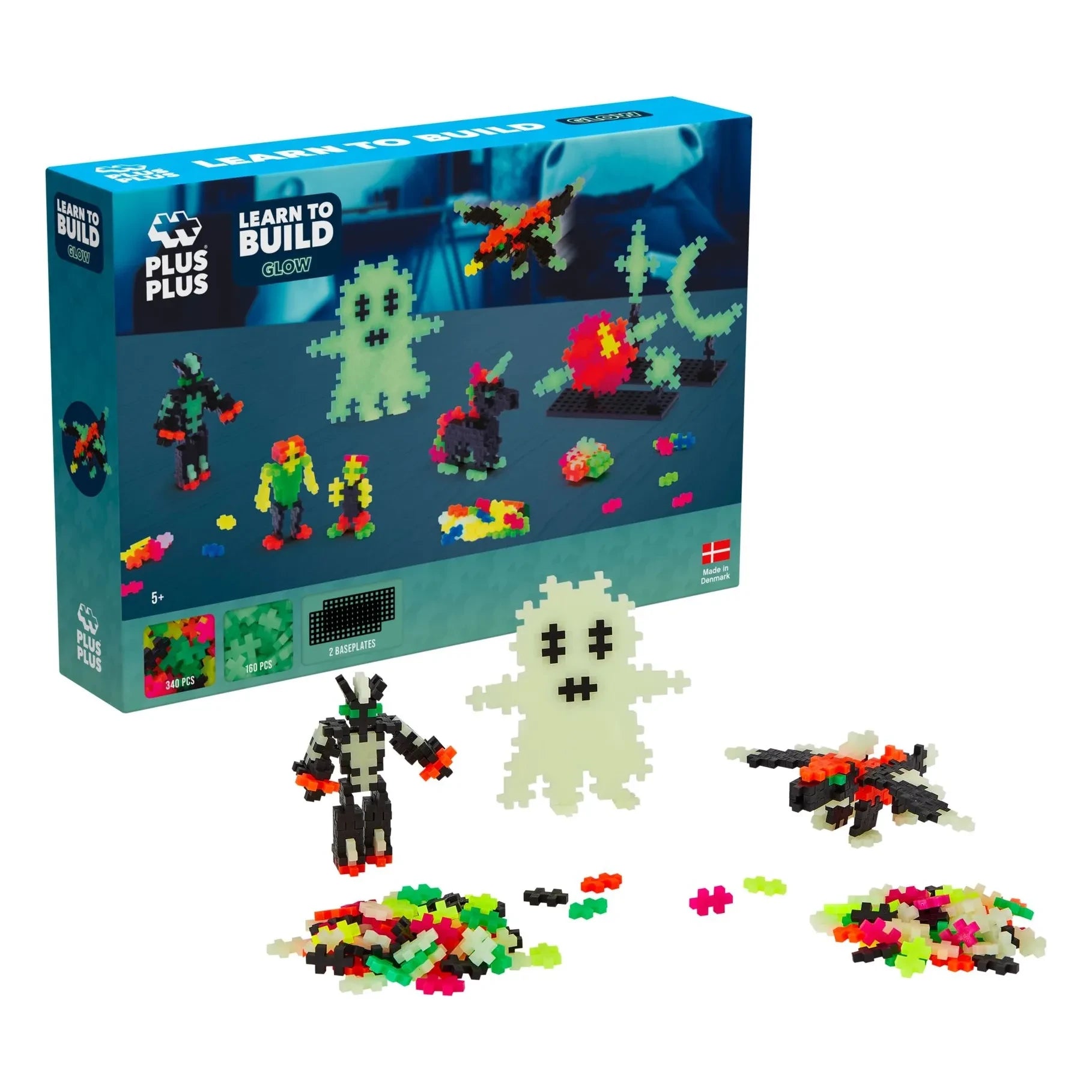 Plus-Plus - Phosphorescent Discovery Set - 500 pieces