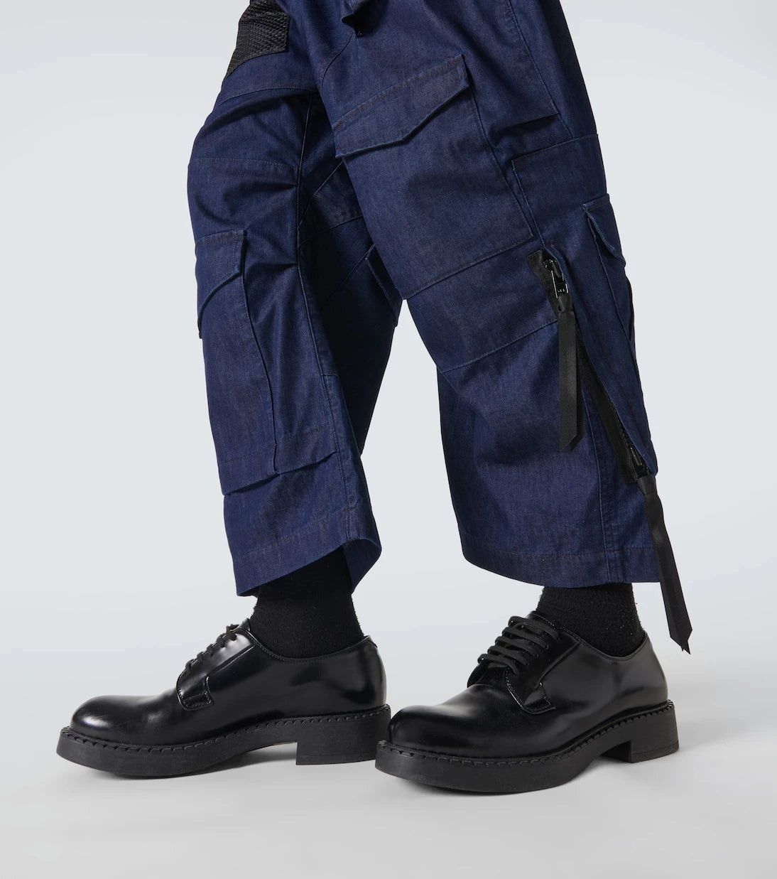 Junya Watanabe - Deconstructed denim cargo pants