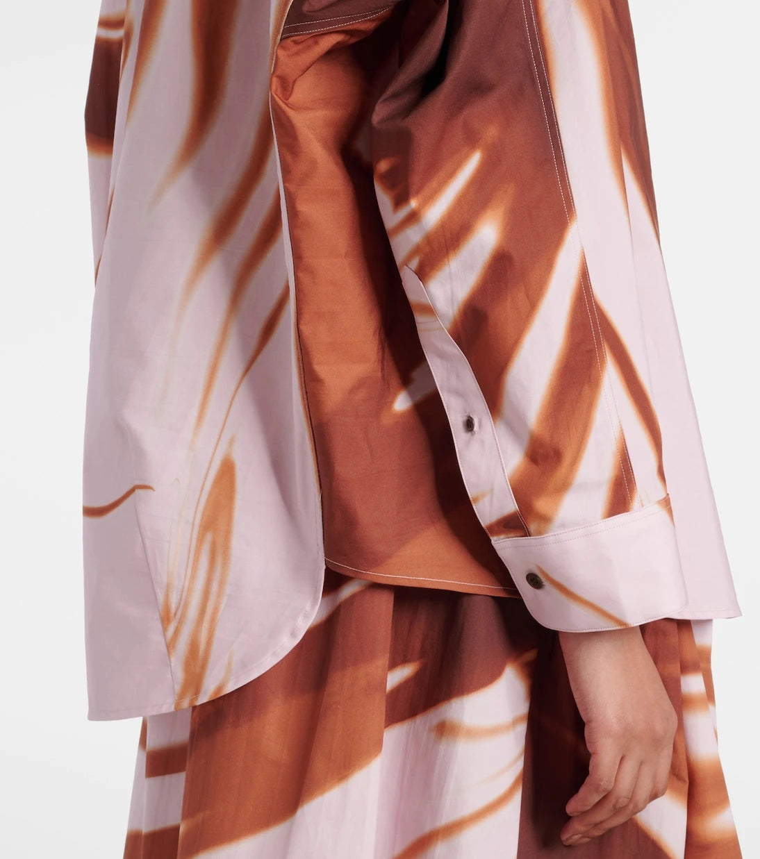 Dries Van Noten - قميص قطني مطبوع