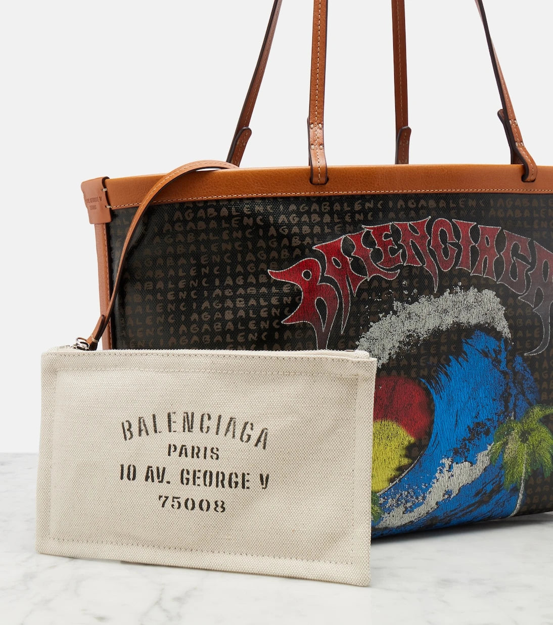 Balenciaga - Snob Medium canvas tote bag