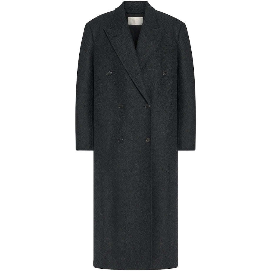 The Row Grey Hariet Virgin Wool-Cashmere Coat