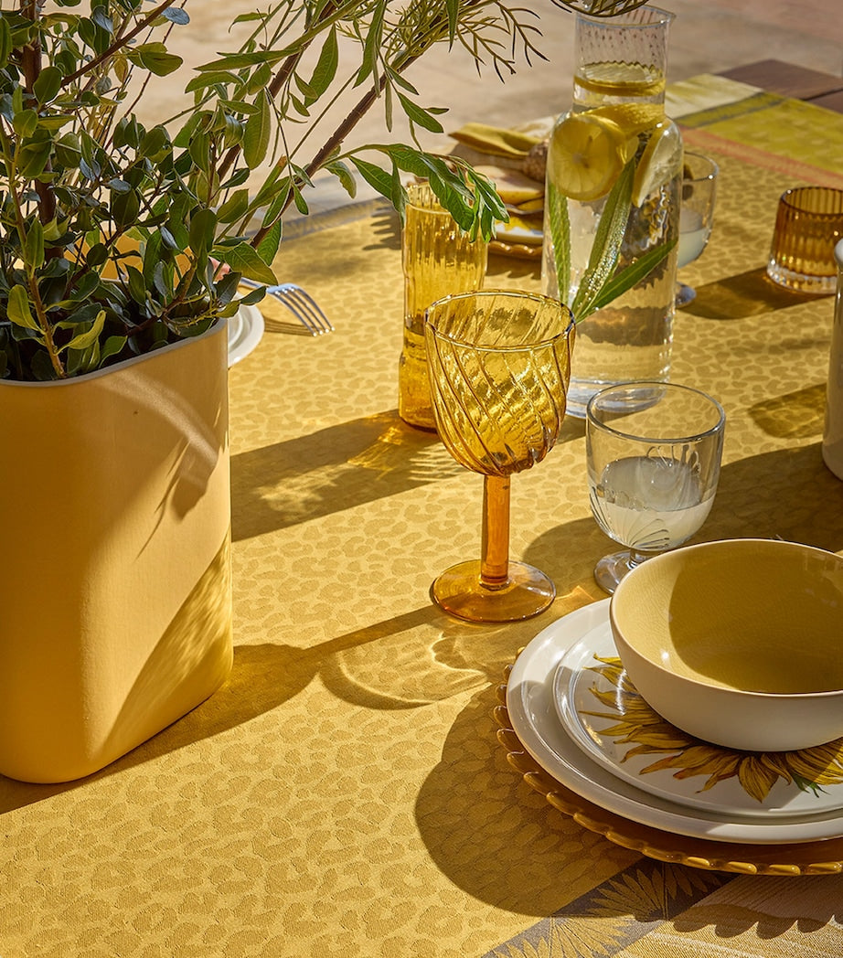 Le Jacquard Français Coated Sinharaja Tablecloth (175cm x 320cm)