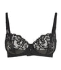 Simone Perele Black Lace Saga Half-Cup Bra
