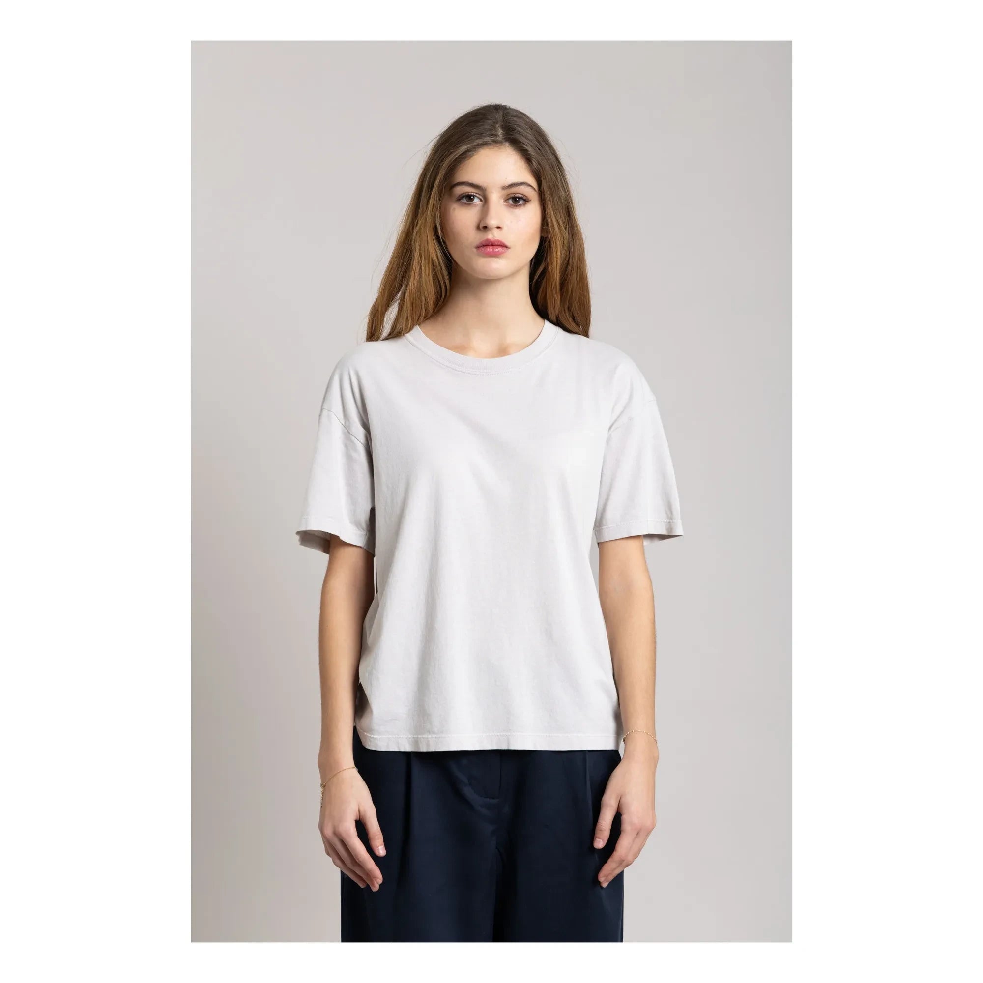 Smallable Woman - Hana organic cotton T-shirt | Pearl grey
