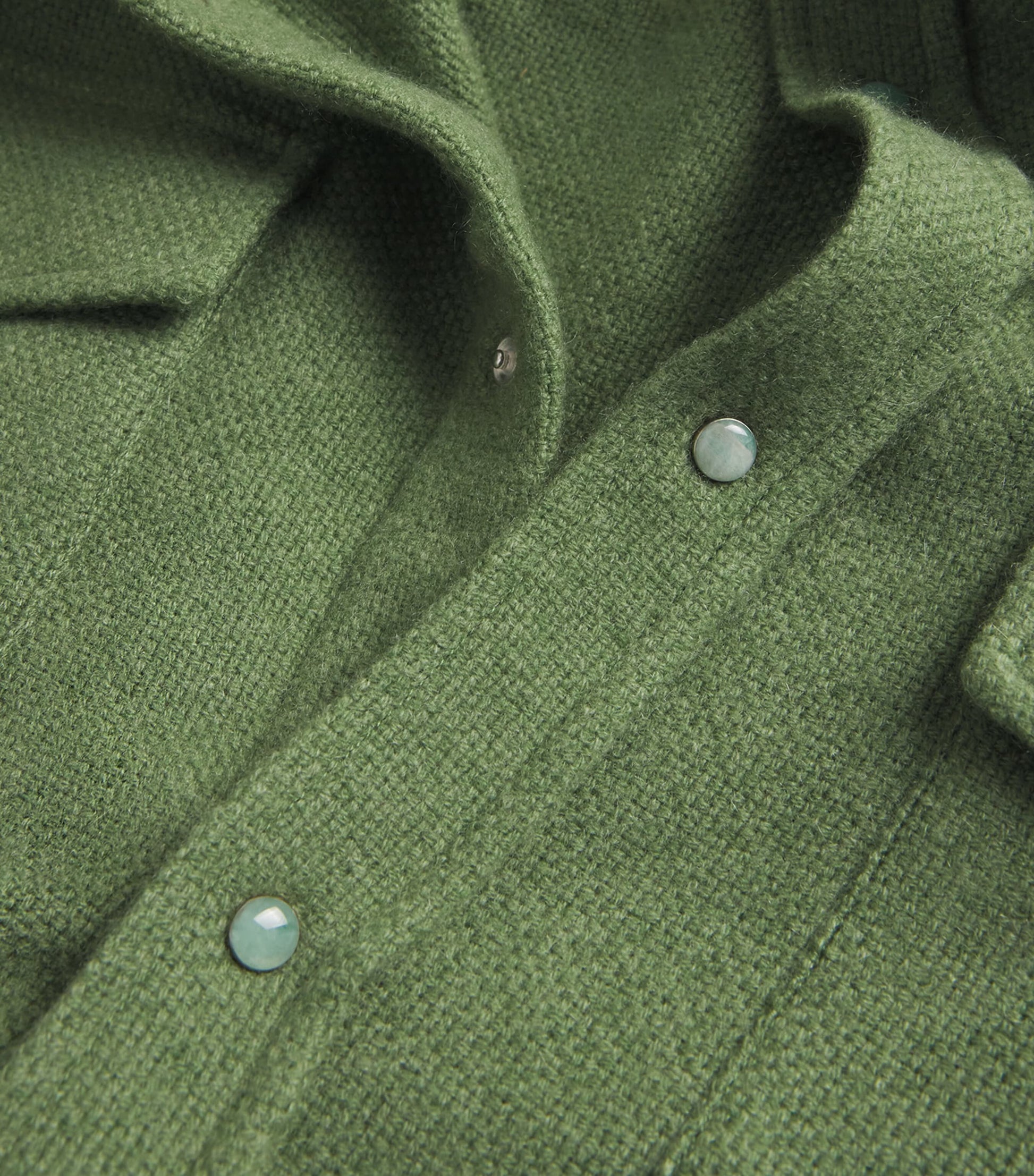 Unisex Cashmere and Emerald Willow Green Shirt