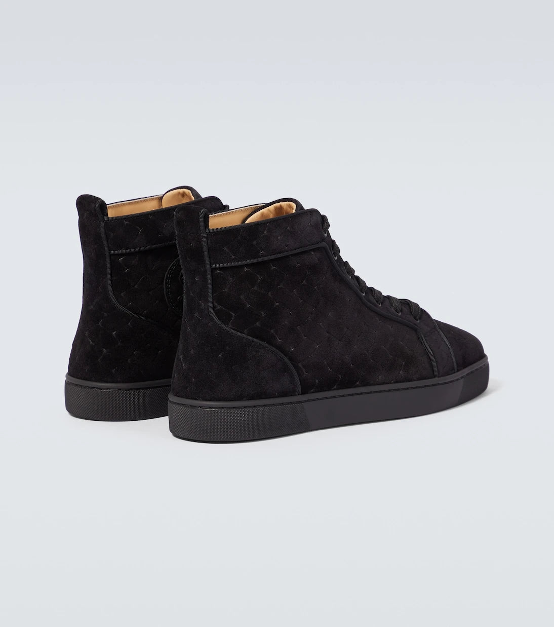 Christian Louboutin - Louis suede high-top sneakers