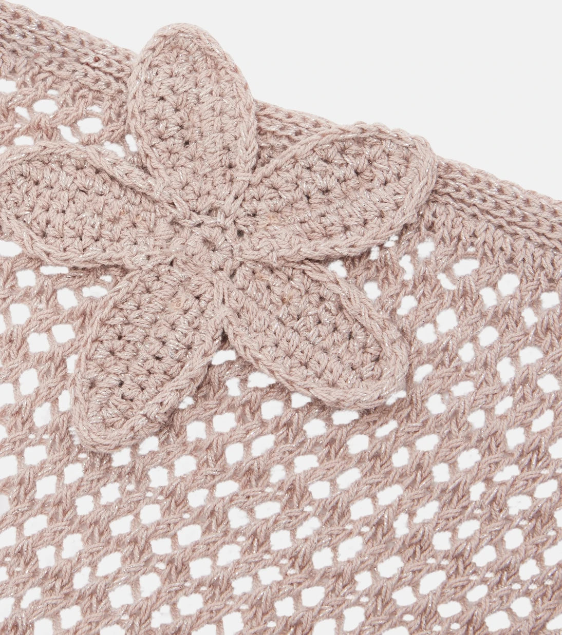 Bananhot - Crochet floral-appliqué scarf