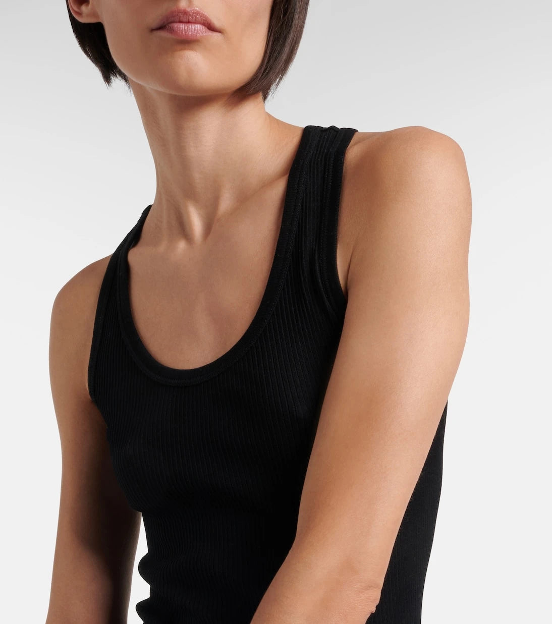 The Row - Cendrea ribbed-knit cotton tank top