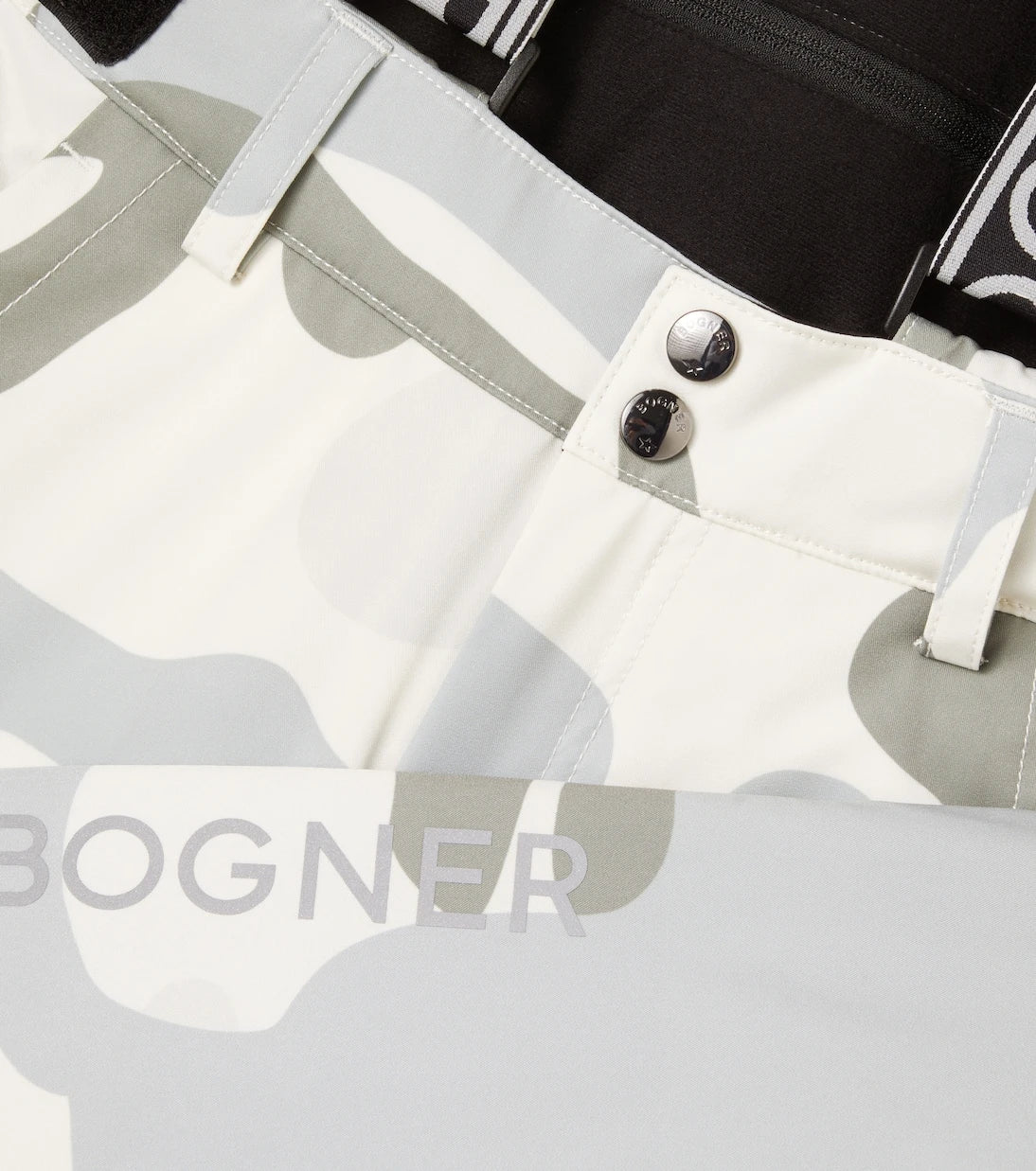 Bogner Kids - Yuki logo camouflage ski salopettes