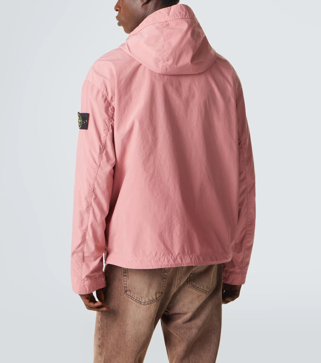 Stone Island - جاكيت بقبعة وبوصلة من قماش الكانفاس