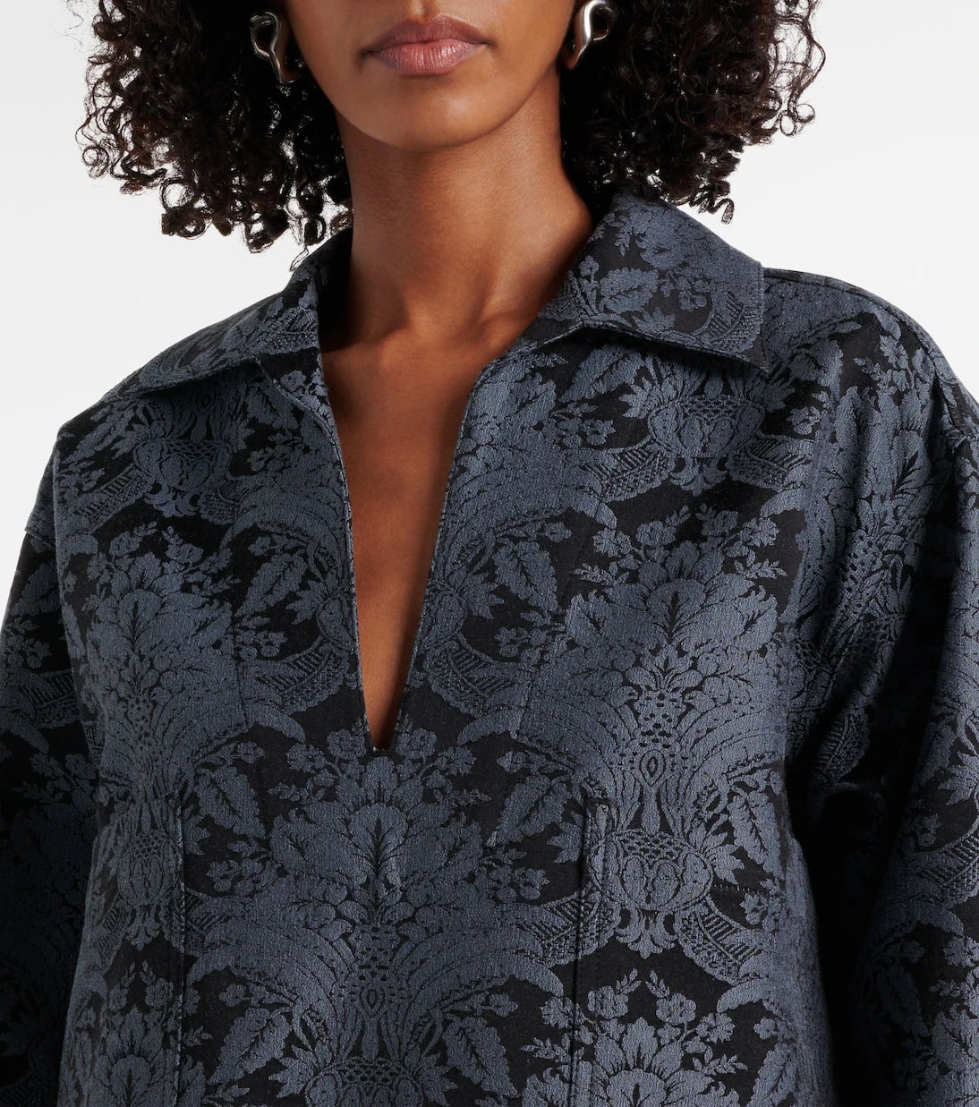 Max Mara - Anemone wool-blend jacquard shirt