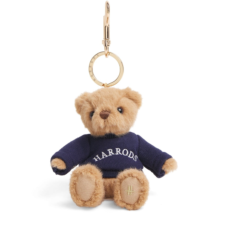Harrods Jersey Bear Keyring (12cm)