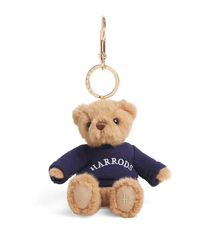 Harrods Jersey Bear Keyring (12cm)