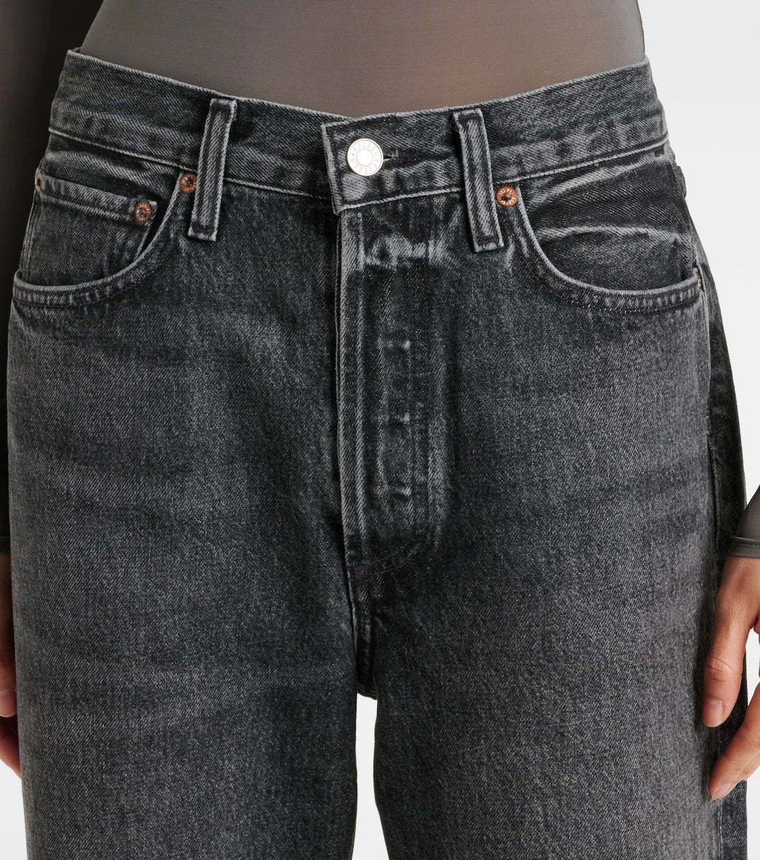 Agolde - Kelly high-rise straight jeans
