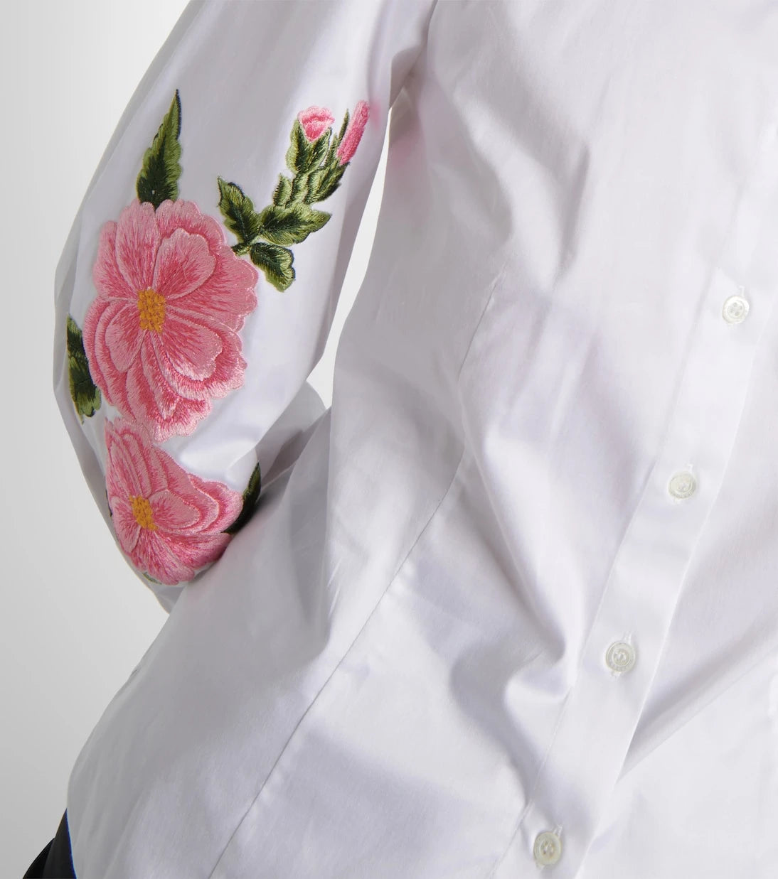 Carolina Herrera - Floral cotton-blend shirt
