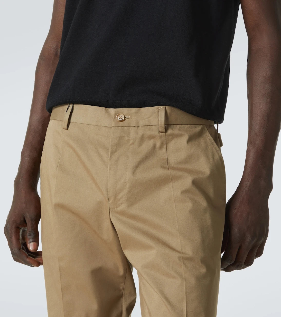 Dolce&Gabbana - High-rise cotton-blend chinos