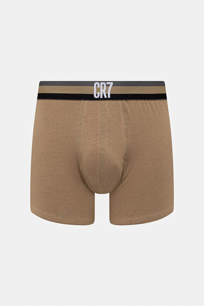 CR7 Cristiano Ronaldo Erkek Pamuk Elastan Dar Kesim Boxer 3'lü