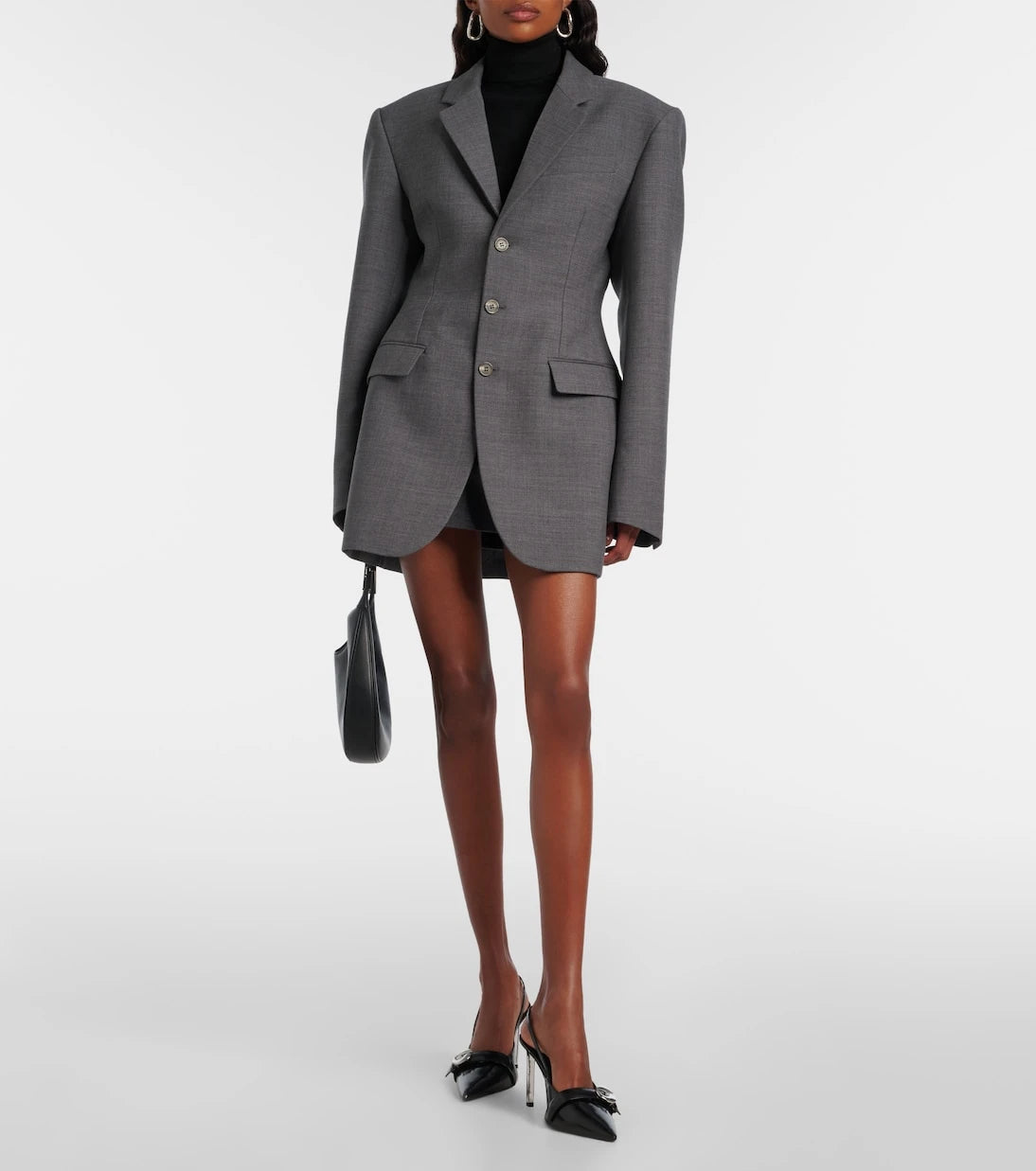 Wardrobe.NYC - Peplum virgin wool blazer