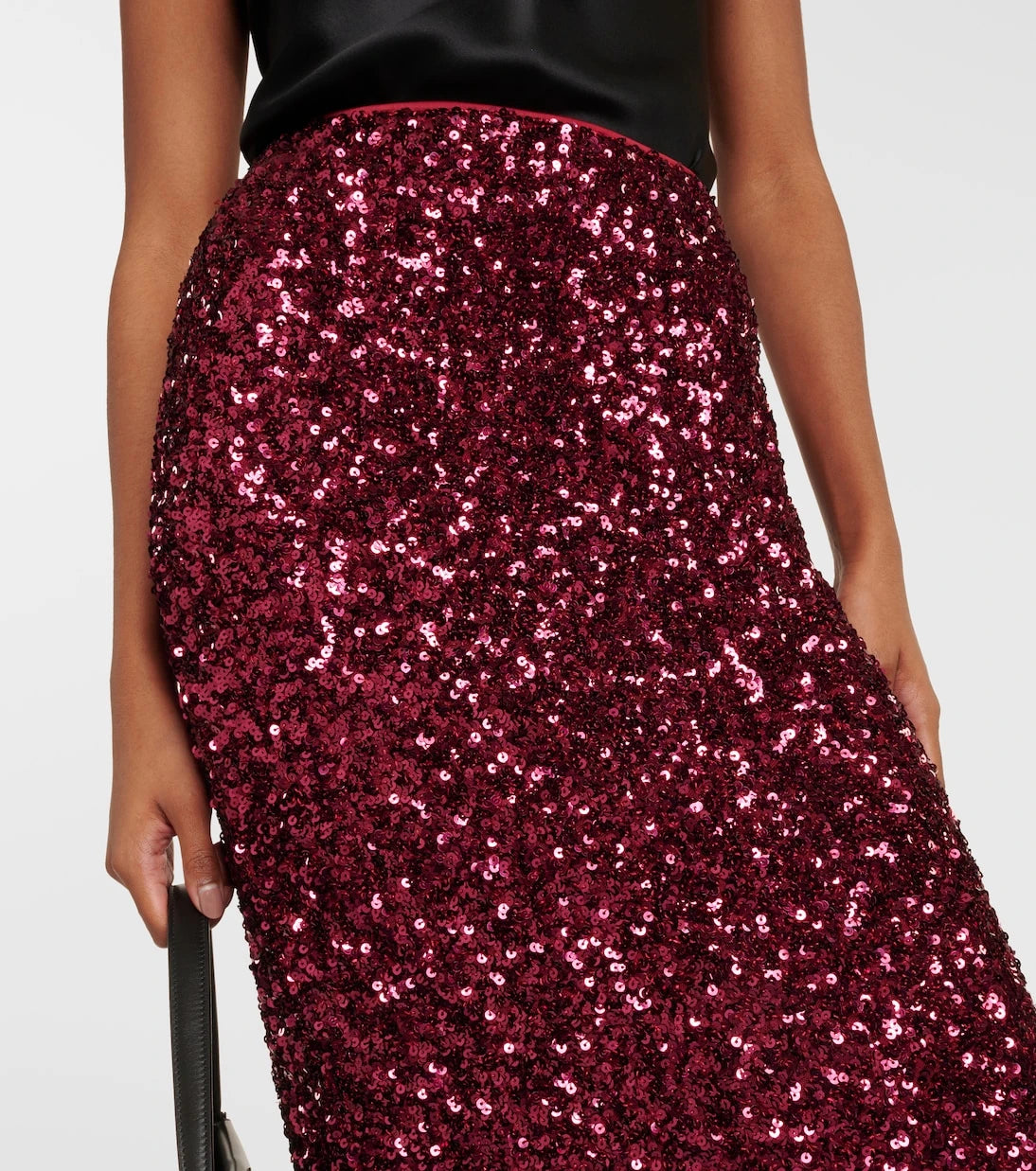 Rotate - Sequined midi skirt