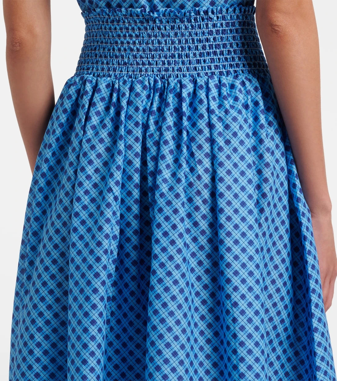 Montce - Millie plaid cotton maxi skirt