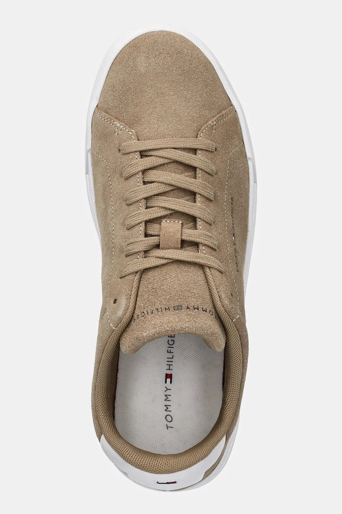 Велурени маратонки Tommy Hilfiger TH COURT CORE SUEDE