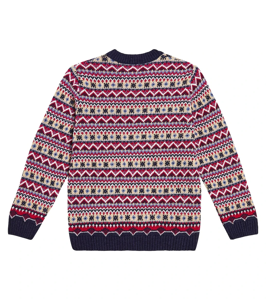 La Coqueta - Mirlo Fair Isle wool-blend sweater