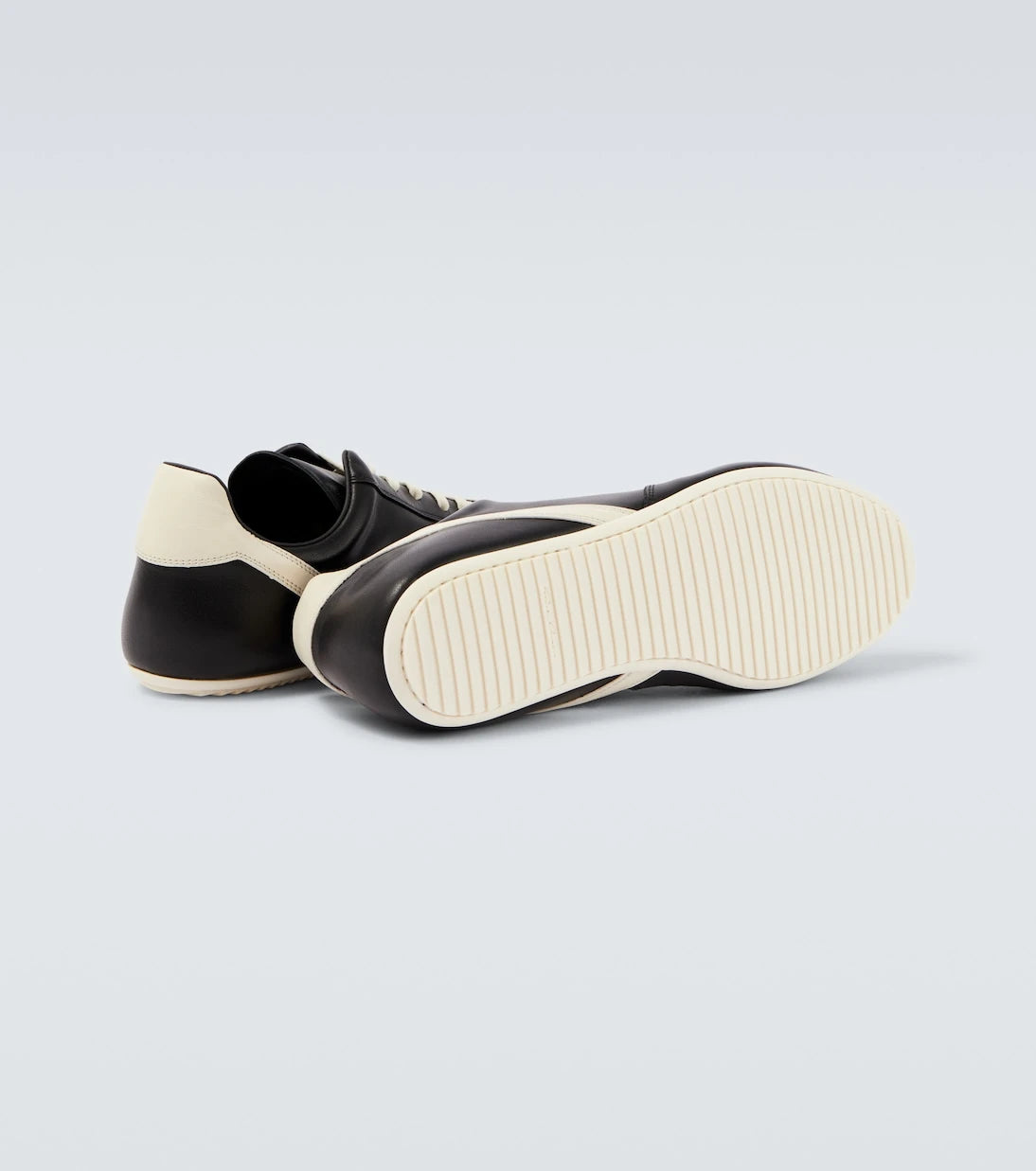 Rick Owens - Minimal leather sneakers