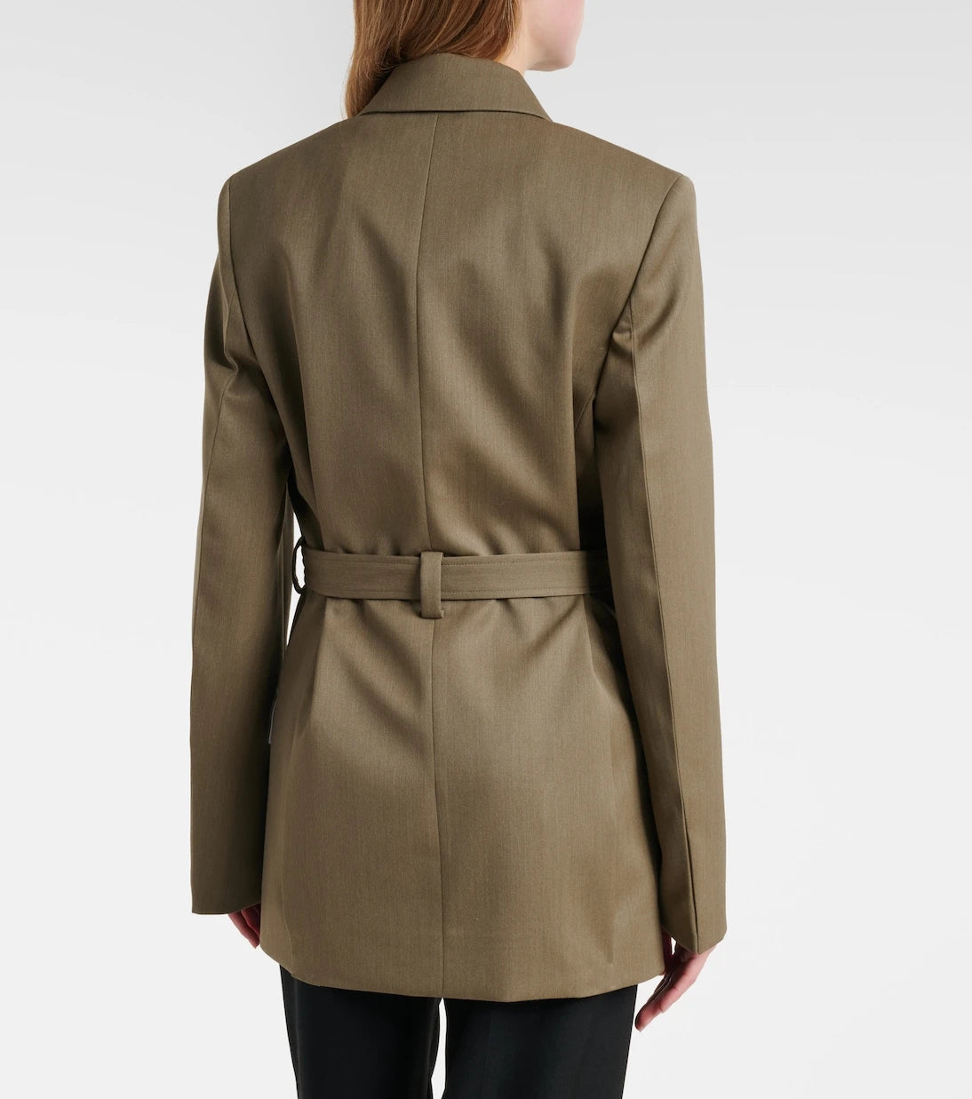 Victoria Beckham - Belted wool-blend blazer